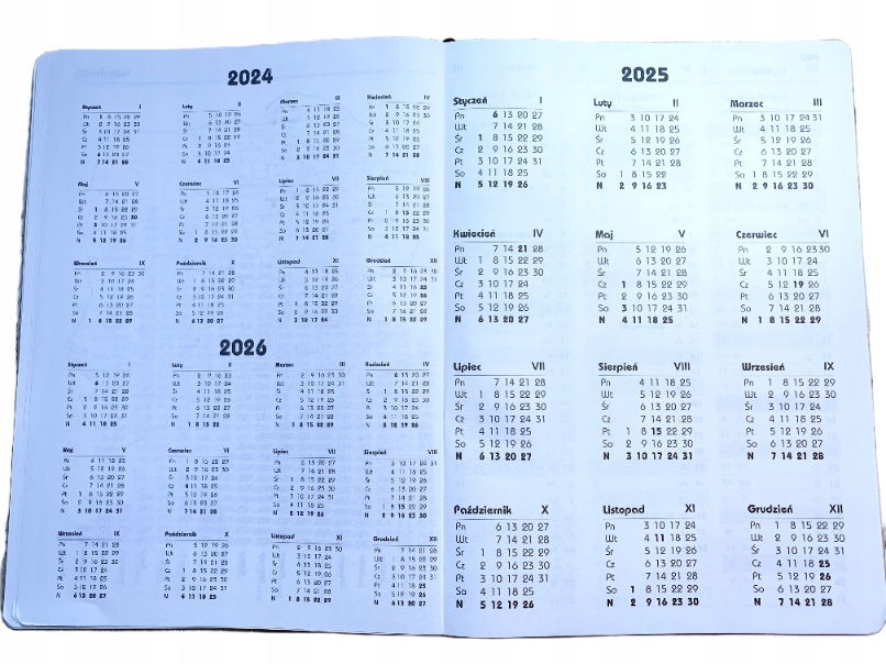 Tygodniowy układ kalendarza – doskonała organizacja czasu