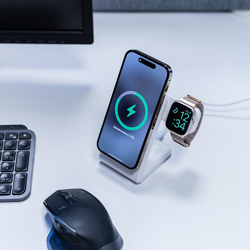 Szeroka kompatybilność z urządzeniami Apple – iPhone, Apple Watch i AirPods