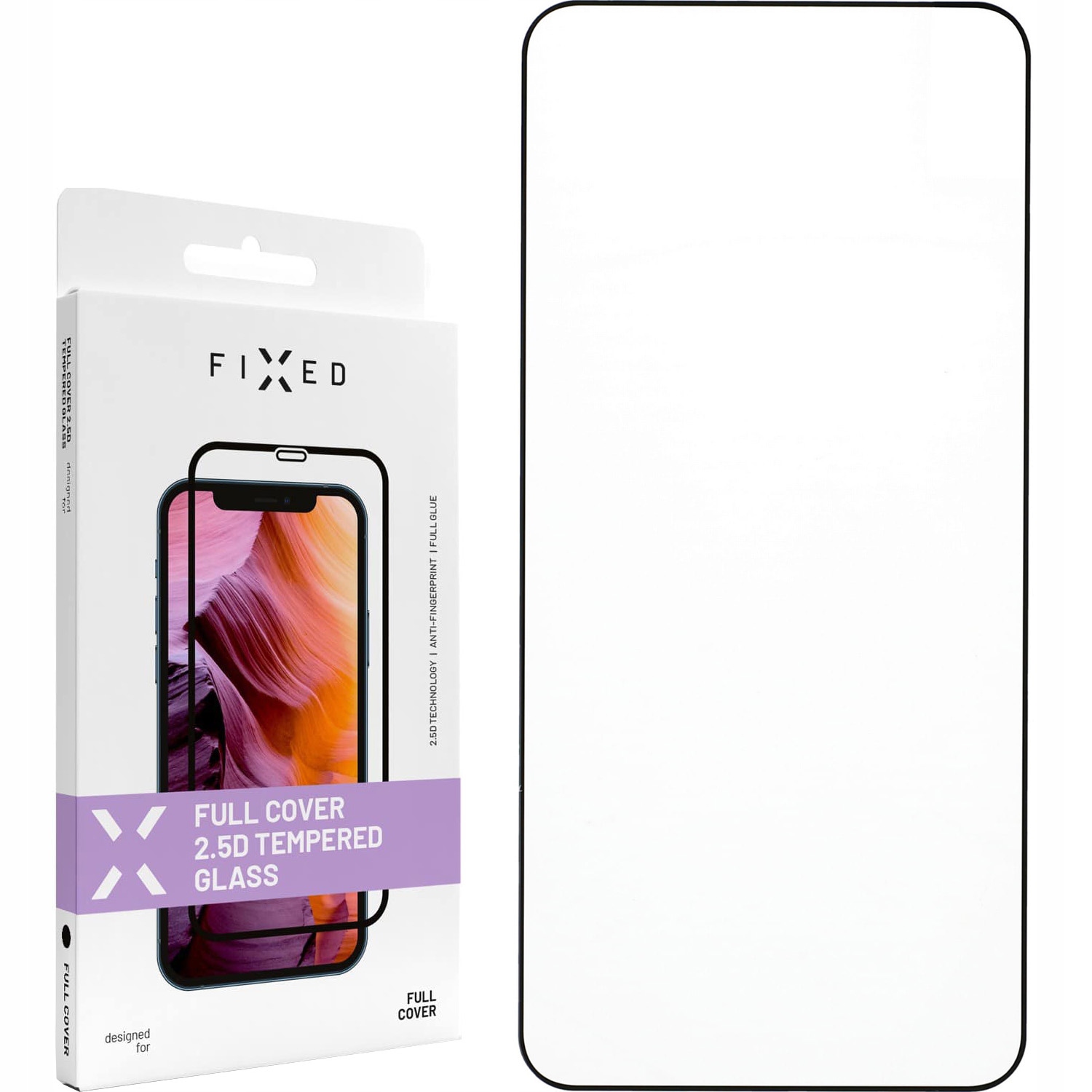 FIXED Full Cover 2,5D Szkło Hartowane do Samsung Galaxy S24/S25 – Doskonała Ochrona Ekranu