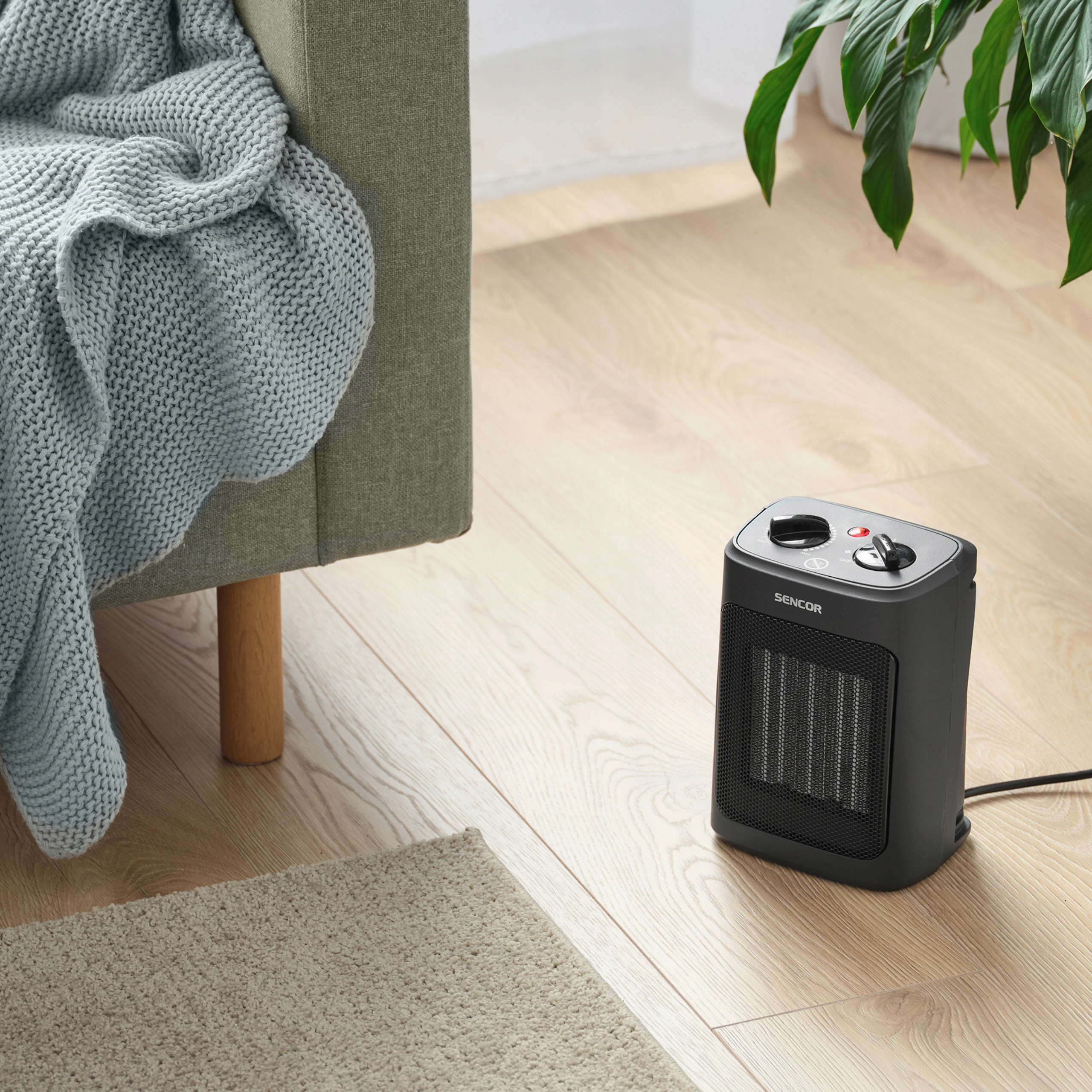 Termowentylator Sencor SFH 7601BK – Efektywne ogrzewanie i wentylacja w jednym