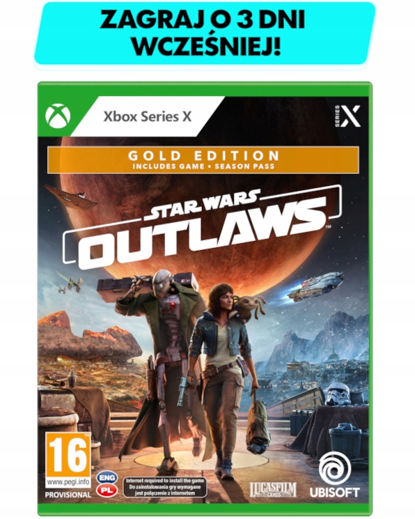 STAR WARS OUTLAWS GOLD EDITION XSX – Odkryj galaktykę w nowej grze akcji