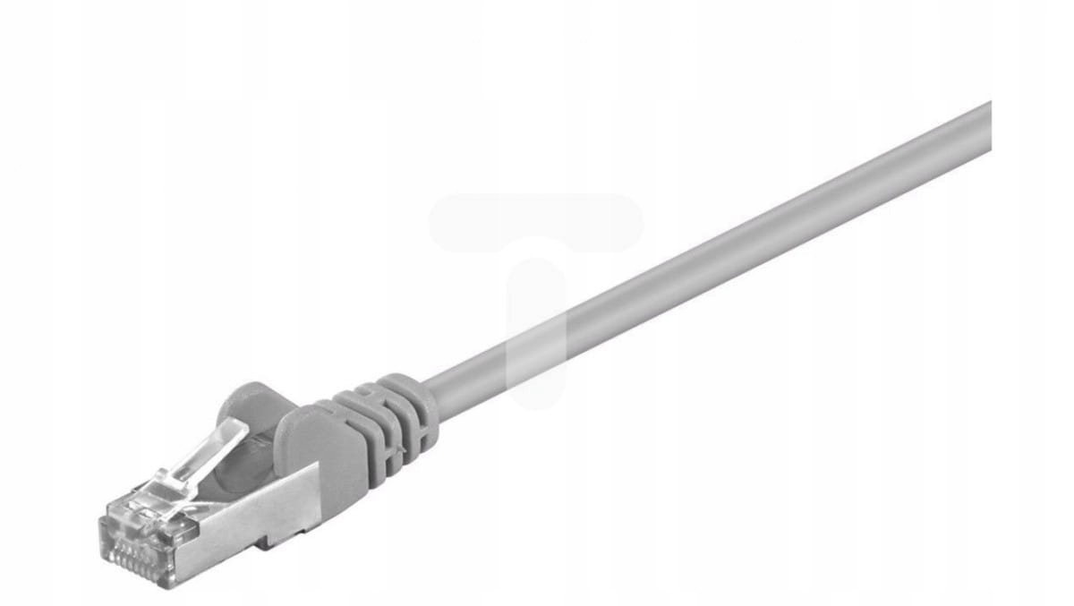 Kabel Patchcord CAT5e SF/UTP 10m Szary – Idealne rozwiązanie do sieci komputerowych