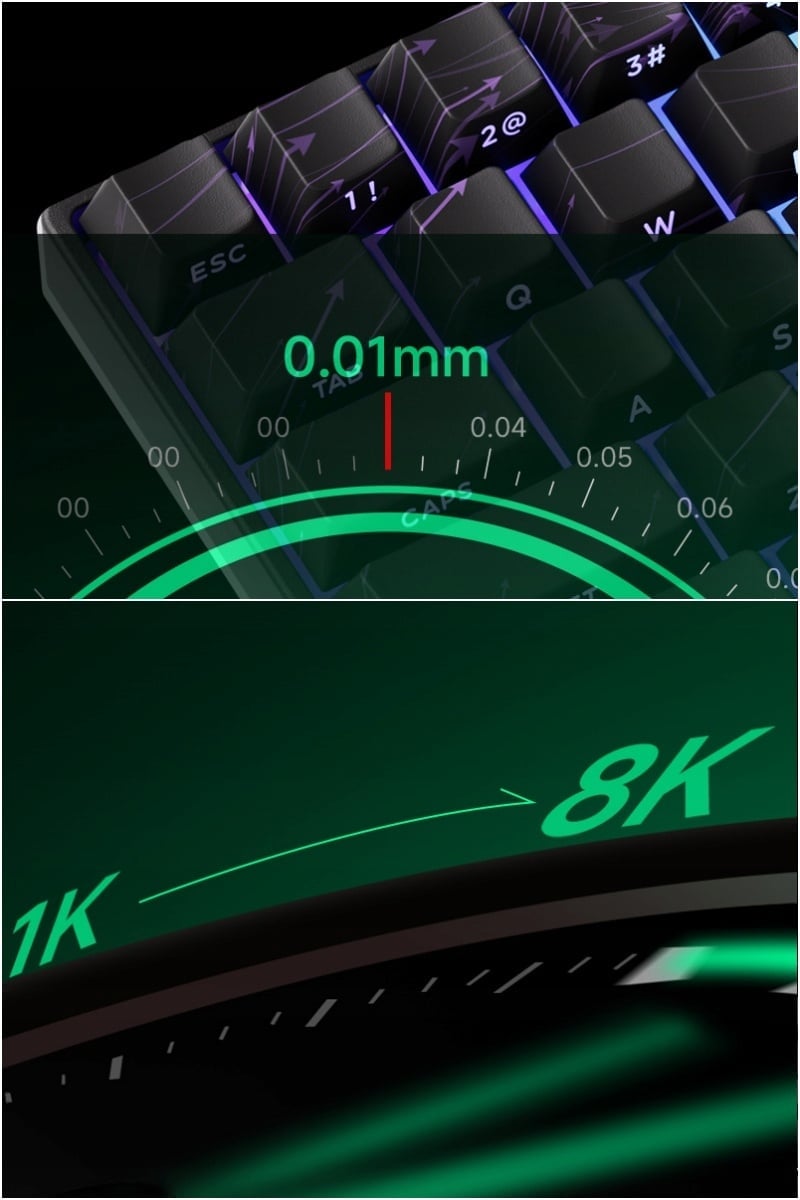 Szybkie wyzwalanie – Natychmiastowa reakcja na każde naciśnięcie klawisza