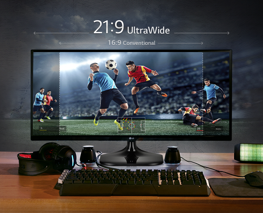 CZY WIDAĆ RÓŻNICĘ? POLE WIDZENIA NA MONITORZE 21:9 ULTRAWIDE. 	