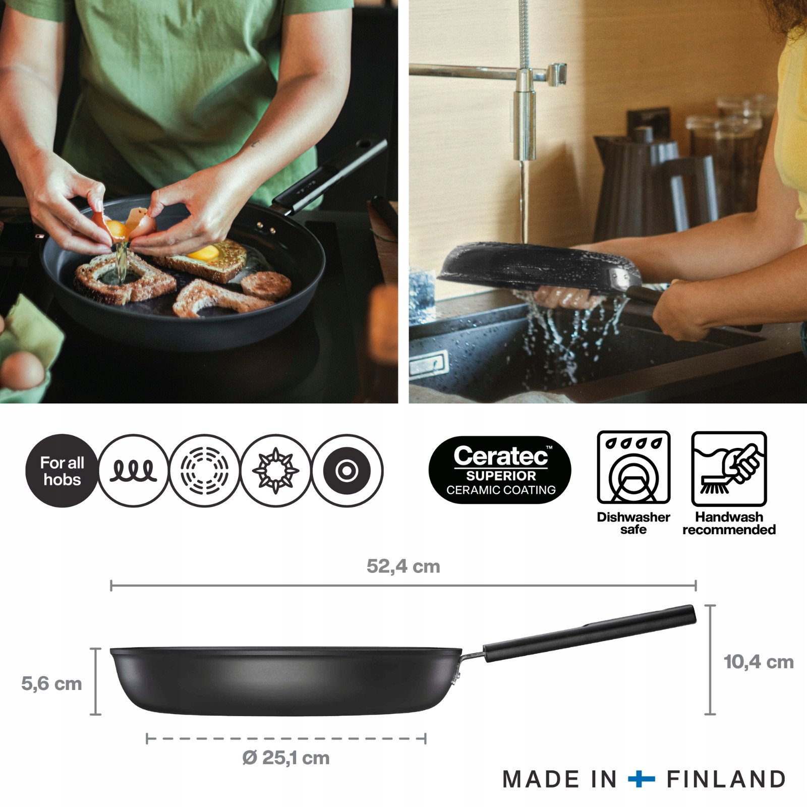 Powłoka ceramiczna Ceratec™ Superior – Doskonałe właściwości nieprzywierające