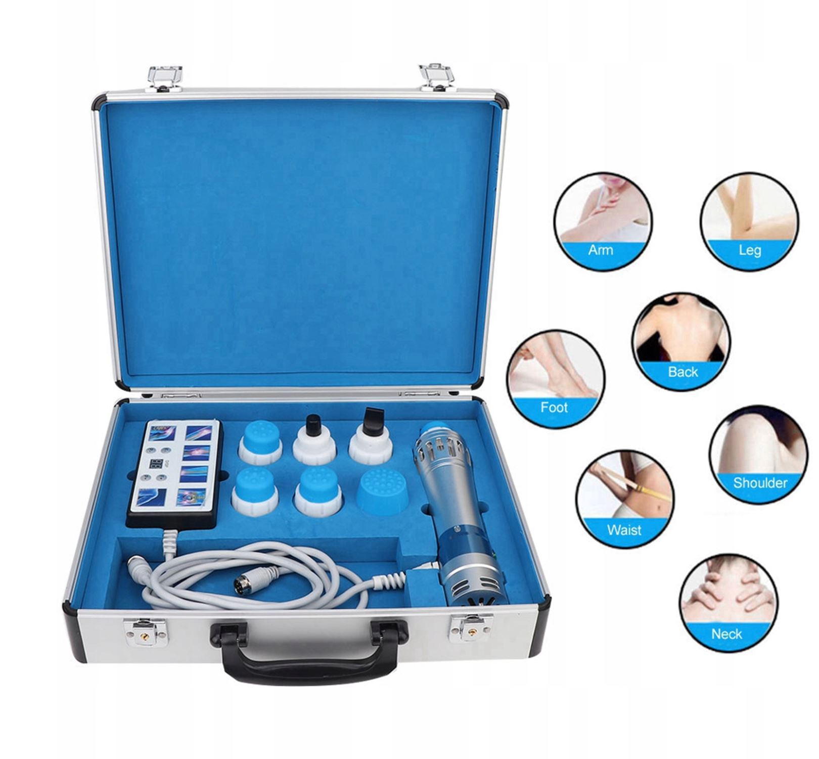 Wymienne głowice masujące – dostosuj terapię do swoich potrzeb