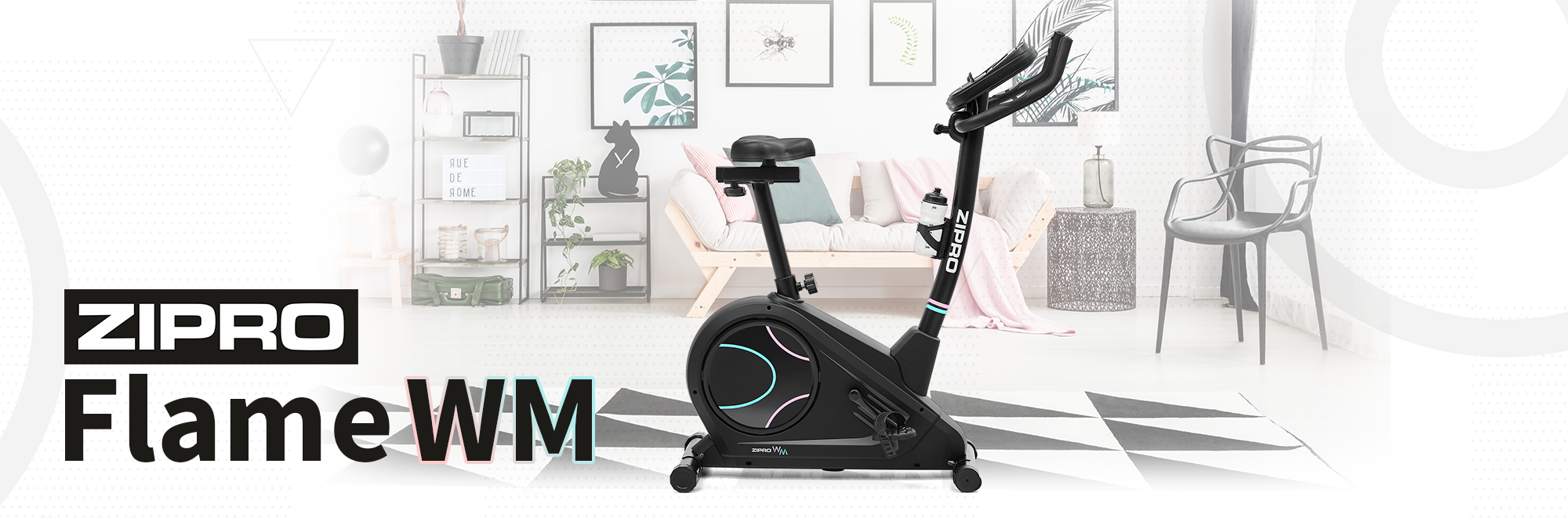 Rower elektryczno-magnetyczny Flame WM Zipro