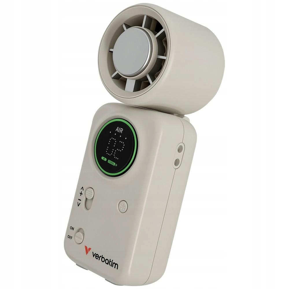 Mini wiatrak Cool `n` Go Ice Touch biało srebrny 32346 – Idealne rozwiązanie na upalne dni