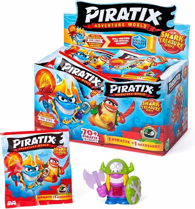 MBX PIRATIX SHARK TREASURE DISPLAY 8X24 – Odkryj świat pirackich przygód