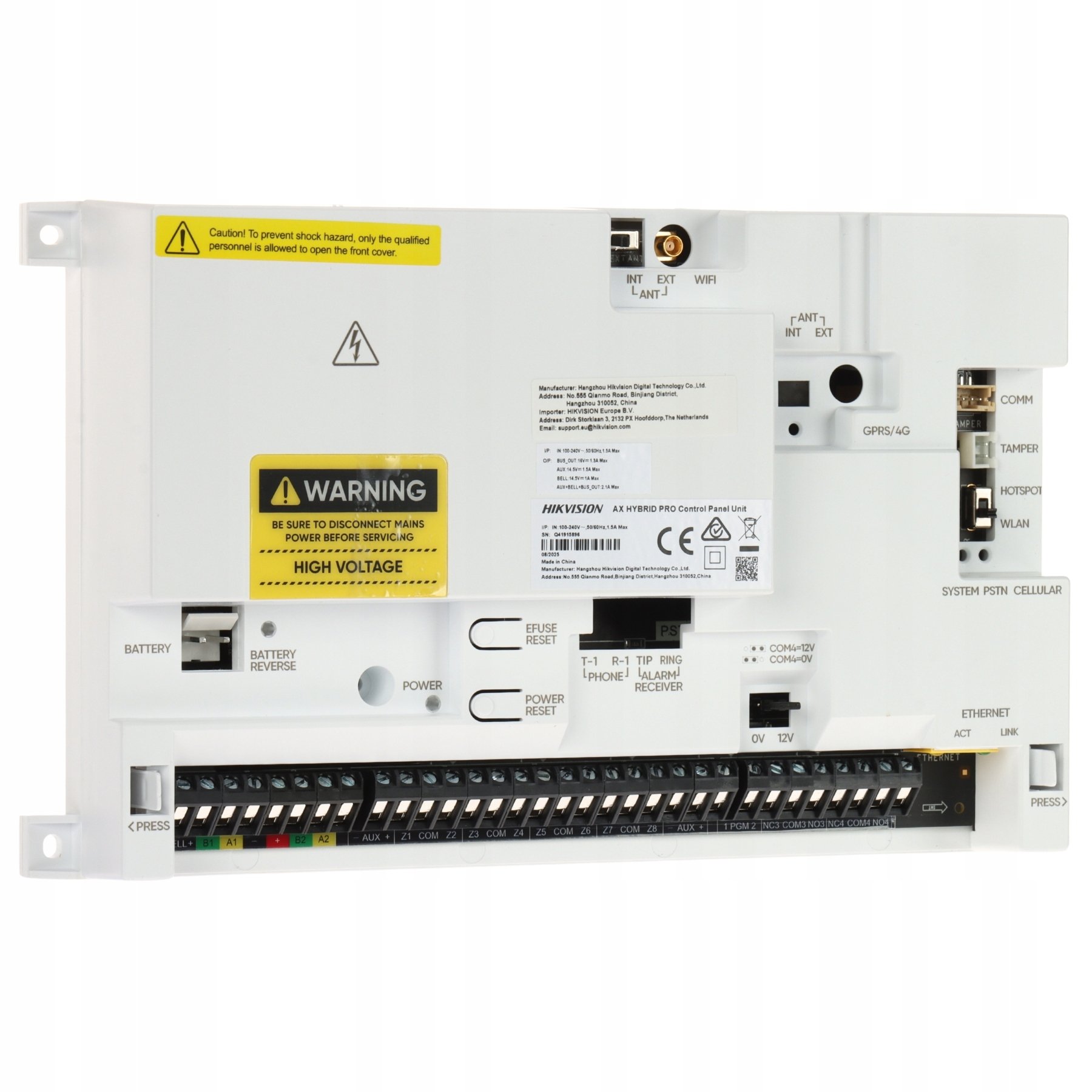 BEZPRZEWODOWA CENTRALA ALARMOWA AX HYBRID PRO G2 DS-PA502-96 – Twoje bezpieczeństwo w zasięgu ręki