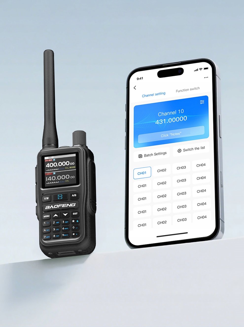 Profesjonalne funkcje radiotelefonu – moc 5W i kolorowy wyświetlacz