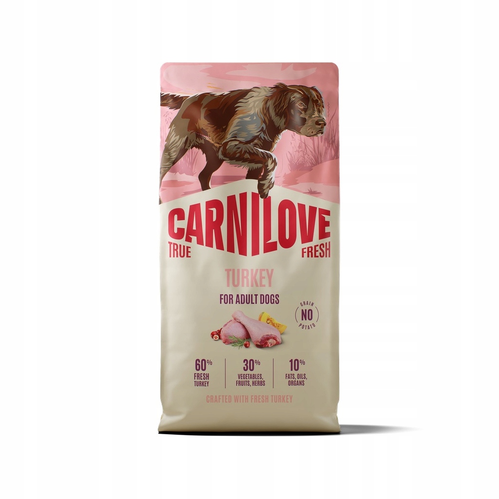 Carnilove True Fresh Dog Turkey for Adult – Pełnowartościowy pokarm dla psów