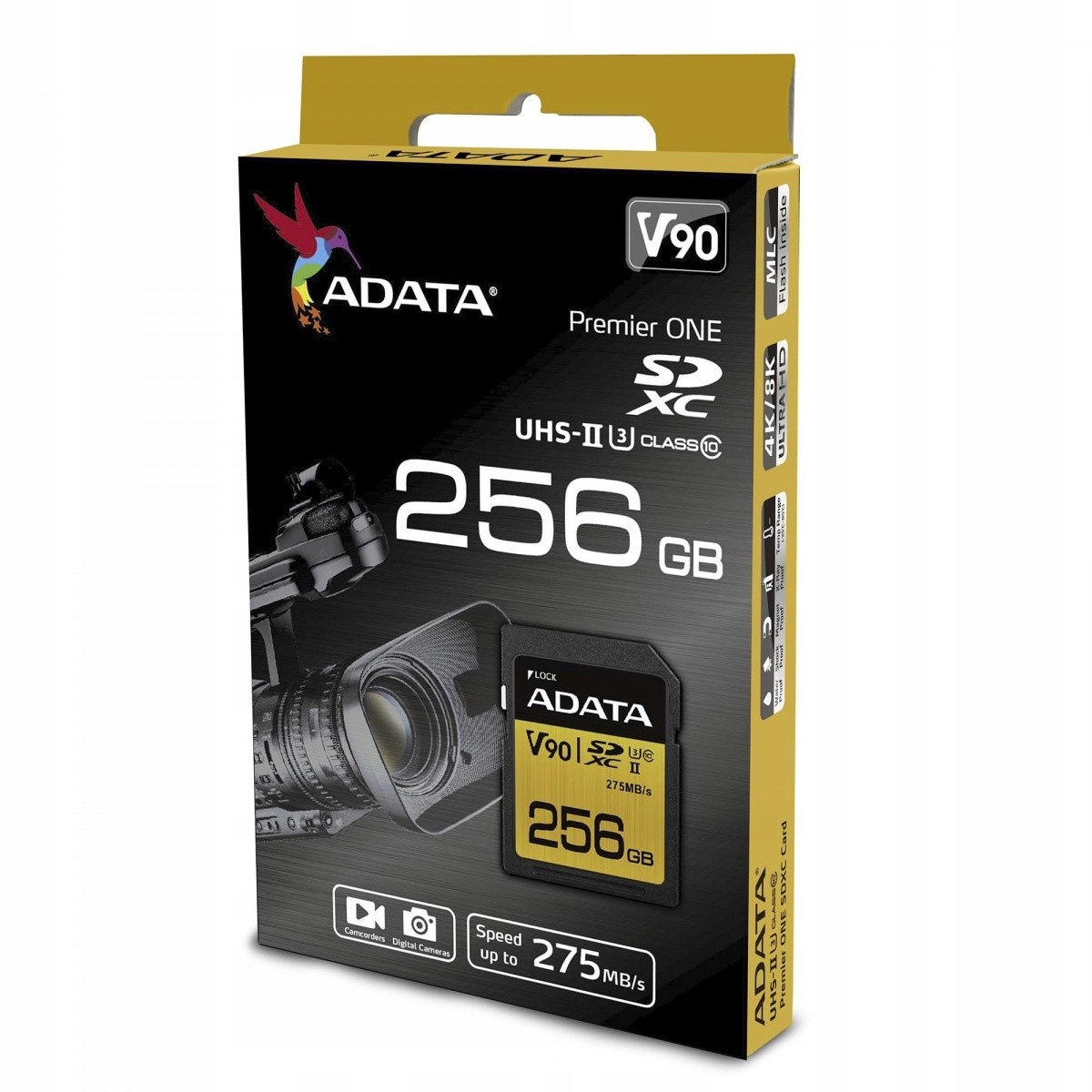 Karta pamięci Premier One SDXC 256 GB Class 10 UHS-II/U3 V90 – Wydajność i niezawodność