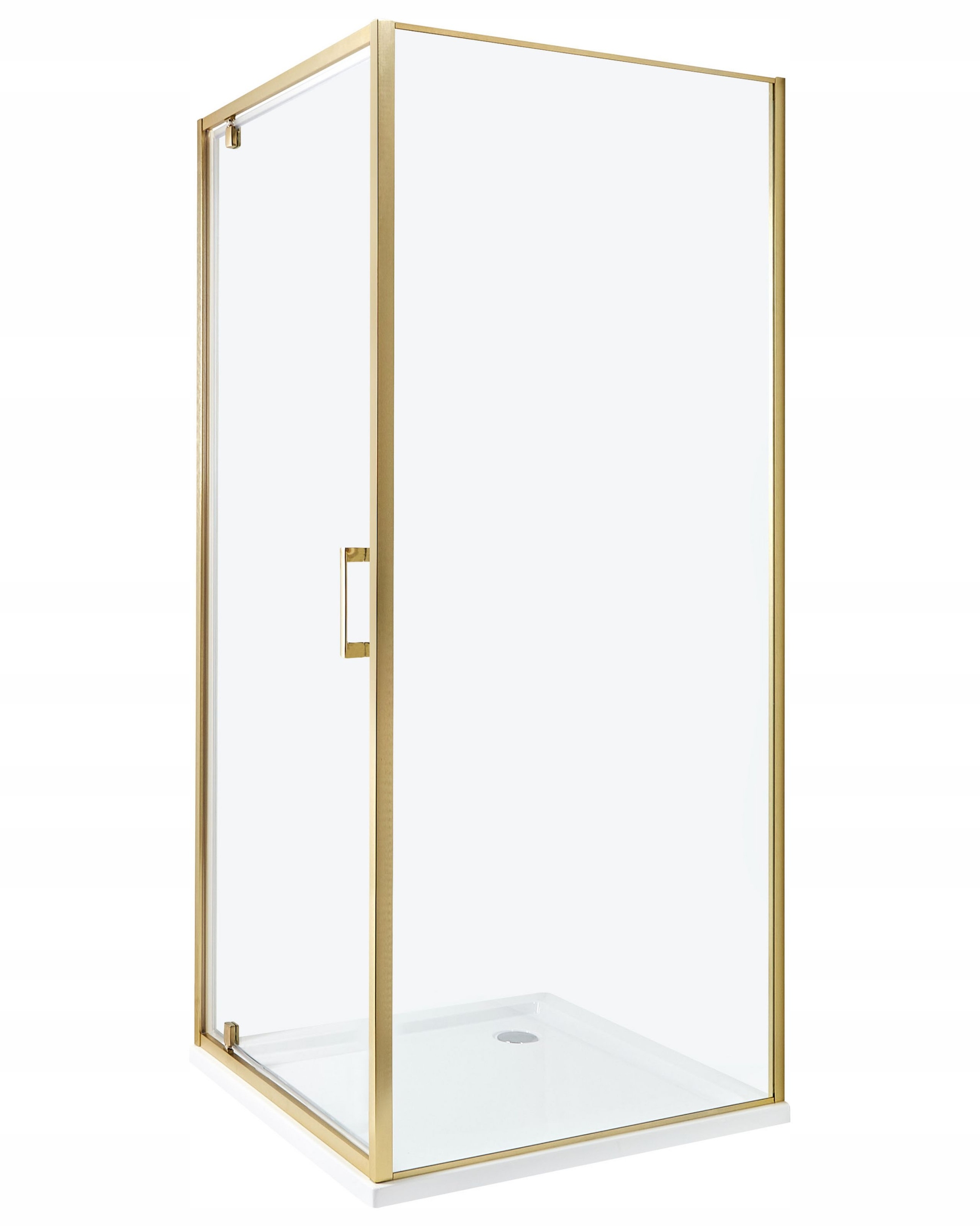 Kabina prysznicowa DARLI 80 x 80 x 185 cm Złoty – Elegancja i funkcjonalność w Twojej łazience