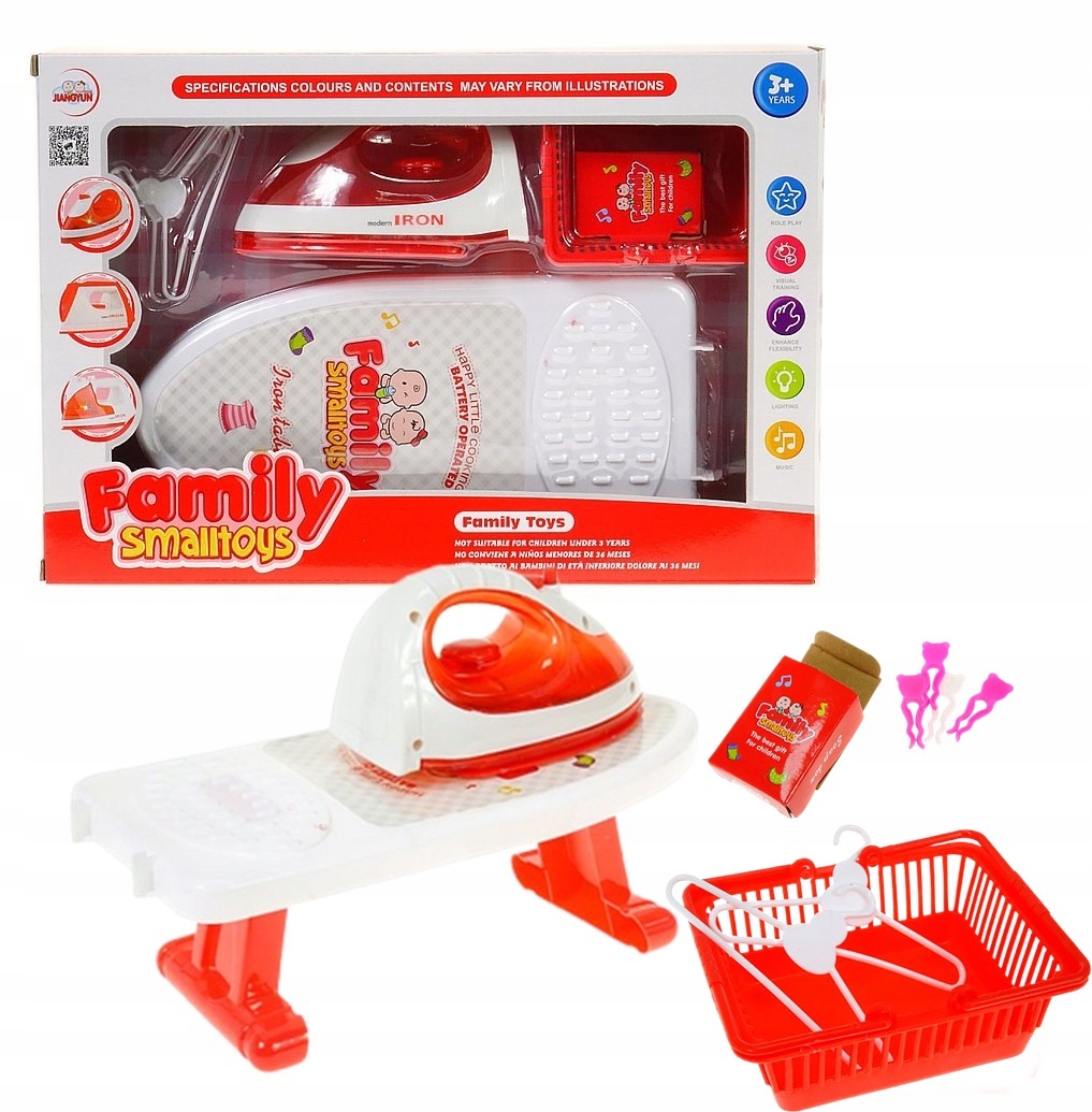 Żelazko na baterie z deską – Idealna zabawa dla małych pomocników
