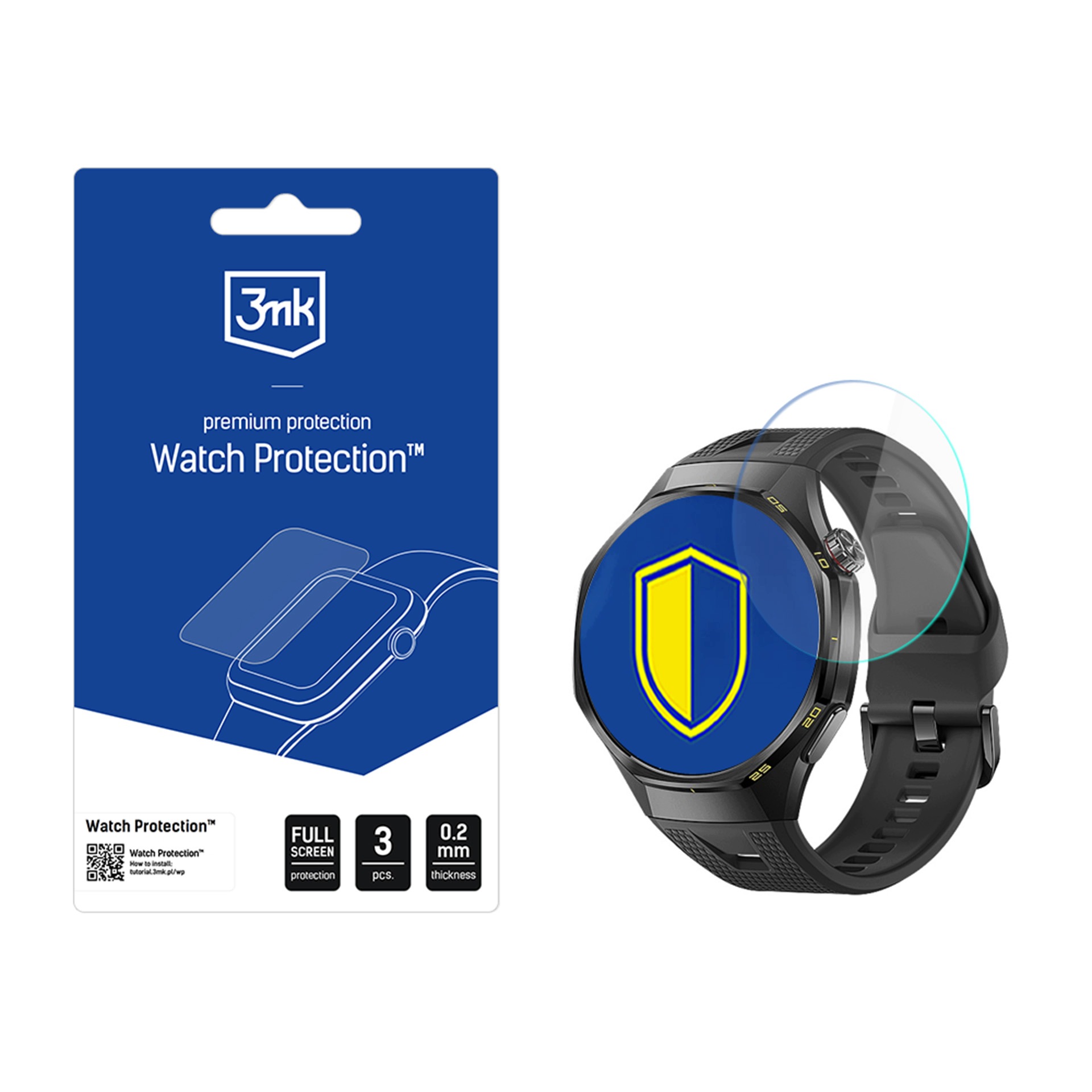Szkło hybrydowe Watch Protection FlexibleGlass do Huawei Watch GT 7 41mm – Doskonała ochrona ekranu