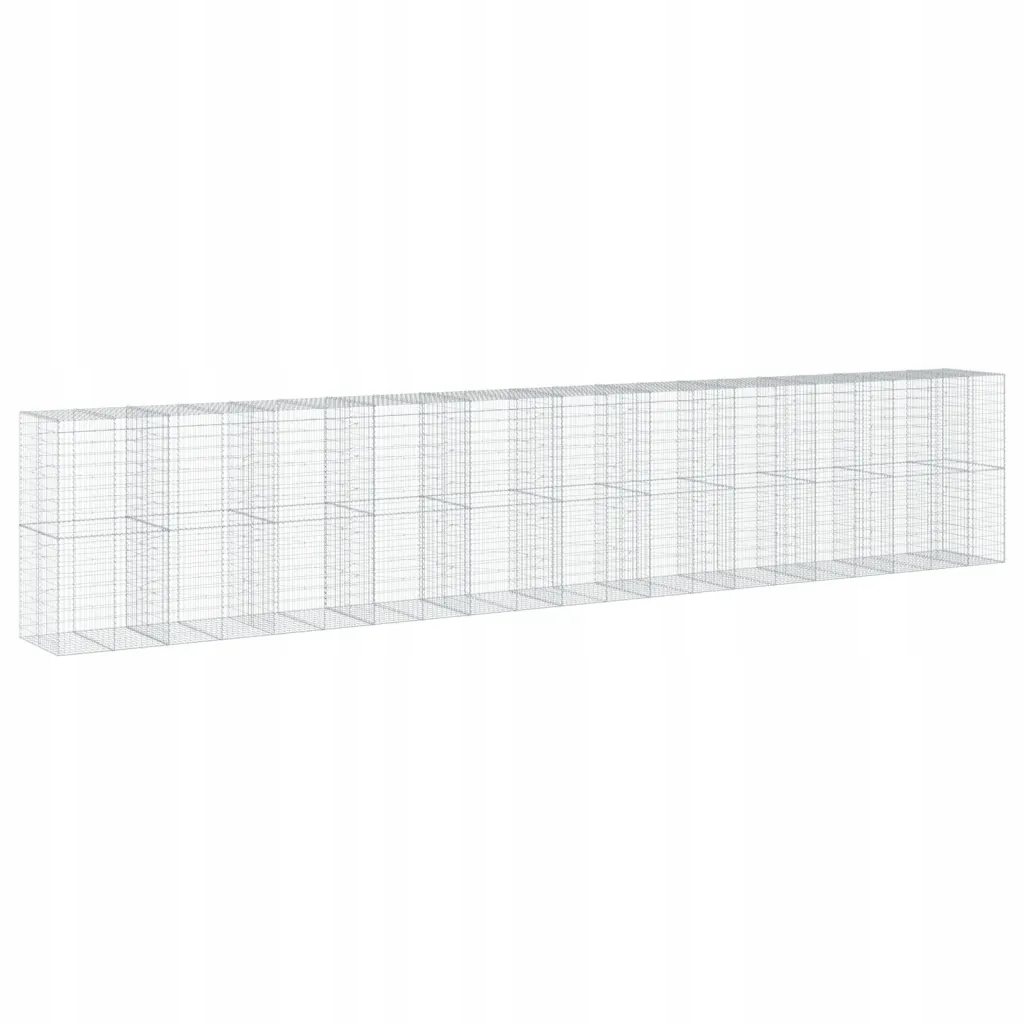 Kosz gabionowy z pokrywą 1050x100x200 cm – Idealne rozwiązanie do Twojego ogrodu