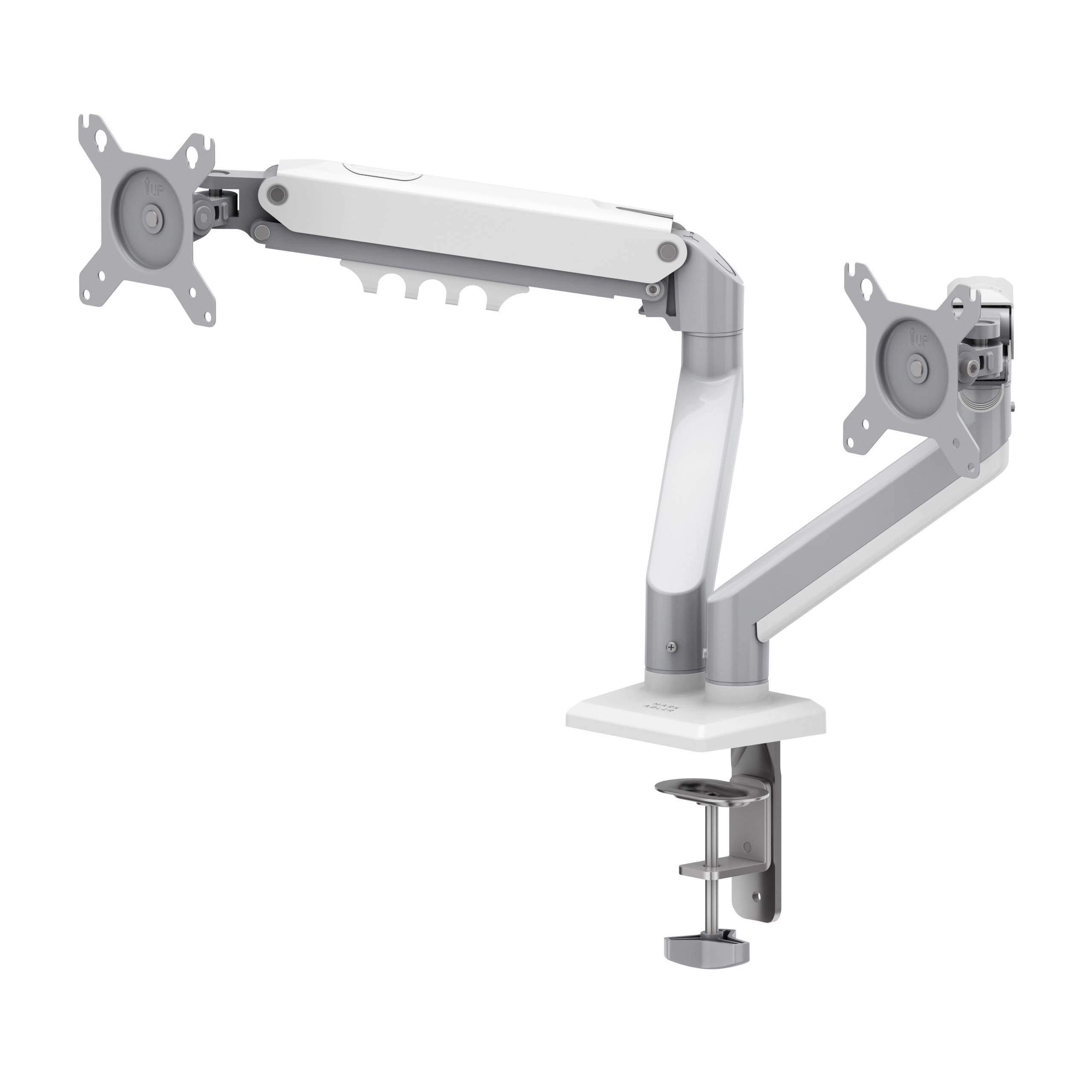 Uchwyt na dwa monitory Flow 4.0 – Ergonomiczne rozwiązanie dla Twojego biura
