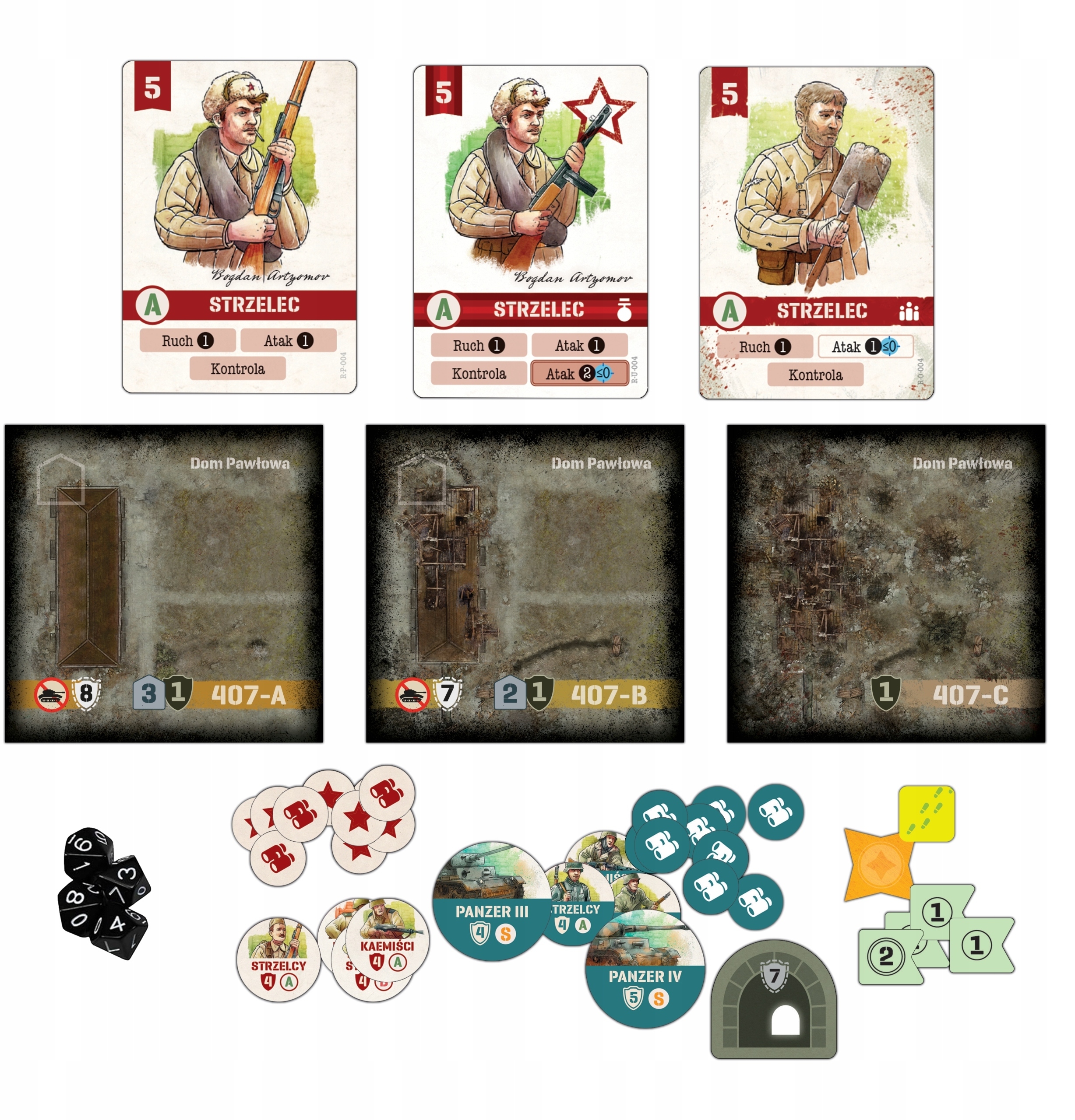 Materiały wysokiej jakości: karton, papier, plastik