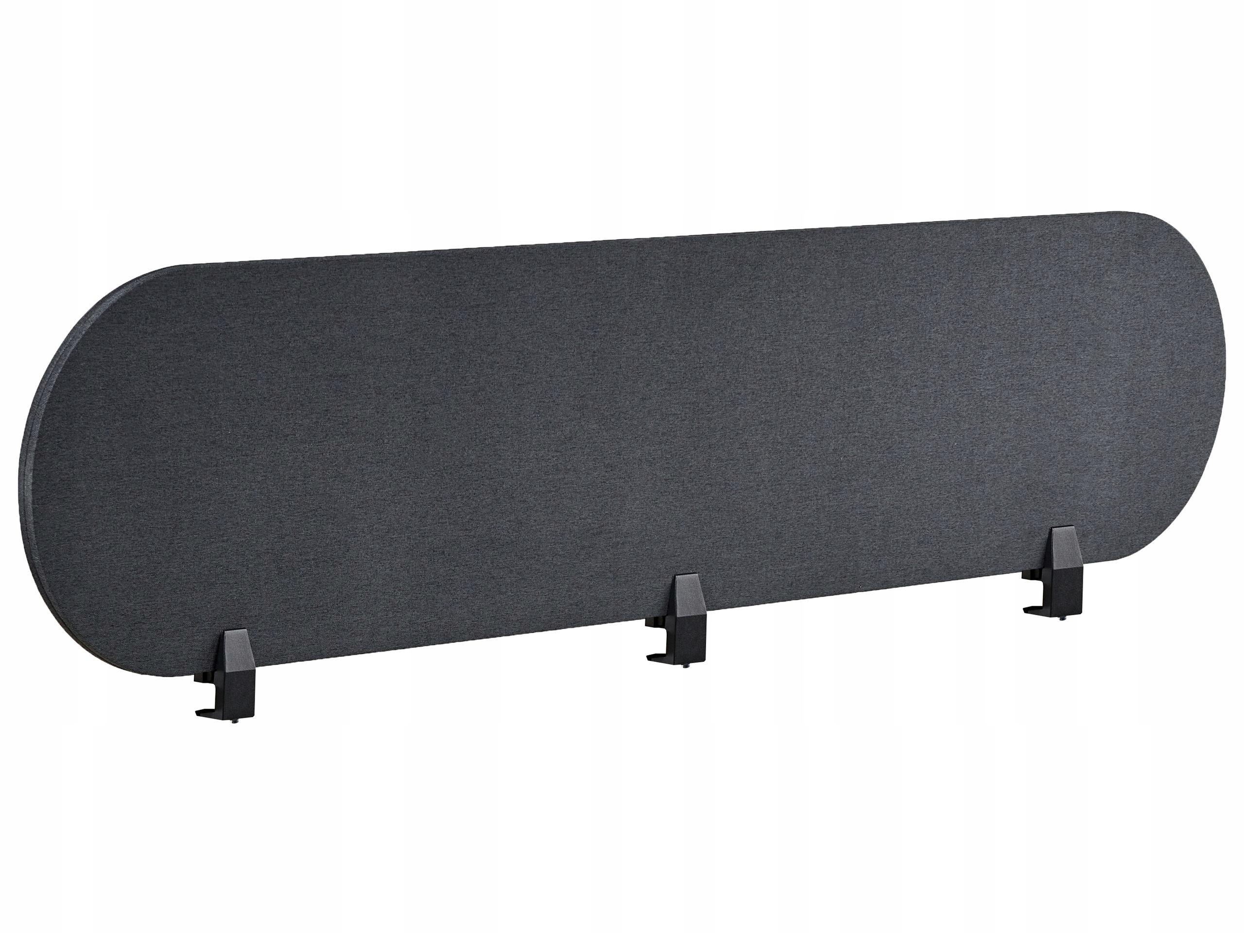 Przegroda na biurko 180 x 40 cm ciemnoszary SPARKY – Idealne rozwiązanie dla Twojego miejsca pracy