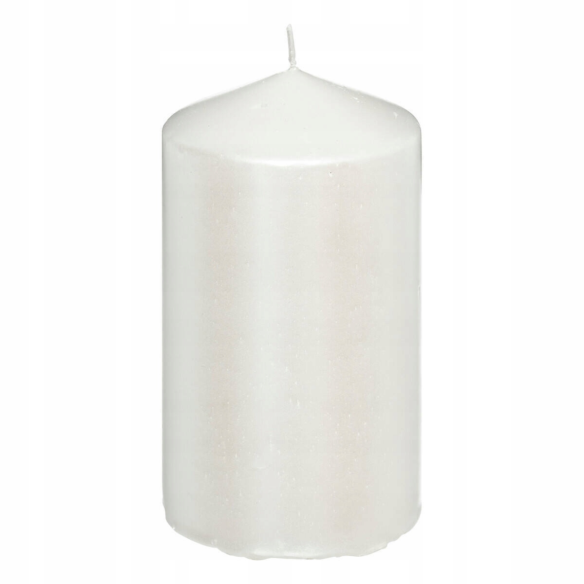 Atmosphera Świeca walec, błyszcząca, 12 cm – Elegancka dekoracja do każdego wnętrza