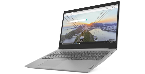 Lenovo IdeaPad 3 (15”, AMD) laptop, left angle view, open