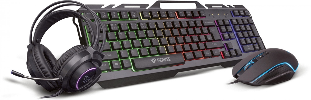 Zestaw Gaming INFERNO YGS 01 – Klawiatura, mysz i słuchawki w jednym
