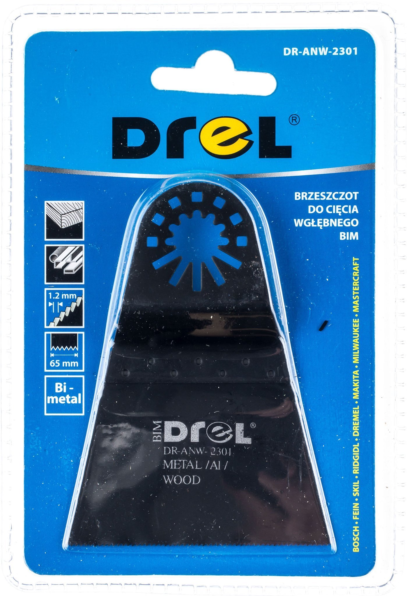 Brzeszczot uniwersalny Drel DR-ANW-2301 – Idealne narzędzie do cięcia