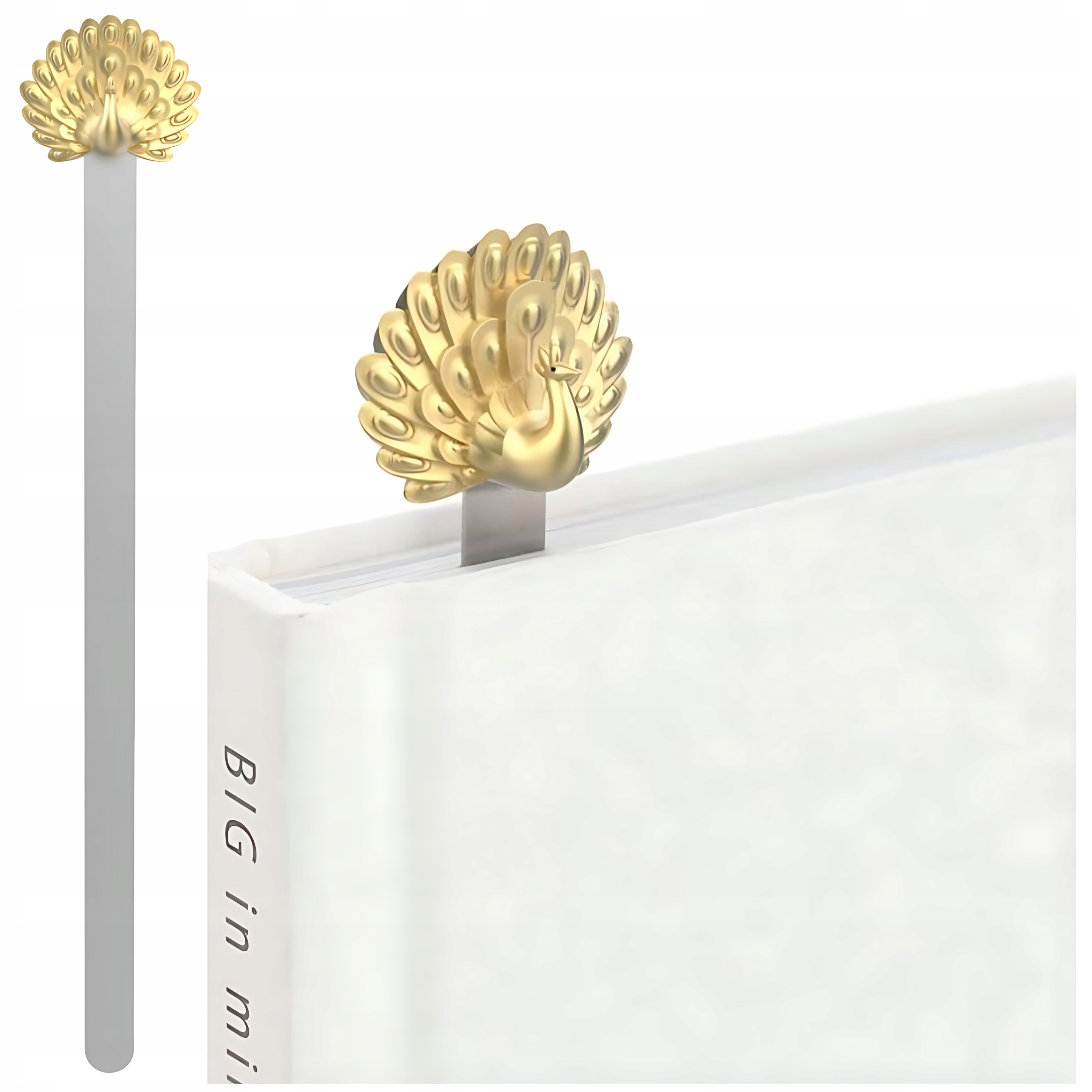 Królewski blask w Twojej bibliotece – Zakładka 3D od Metalmorphose