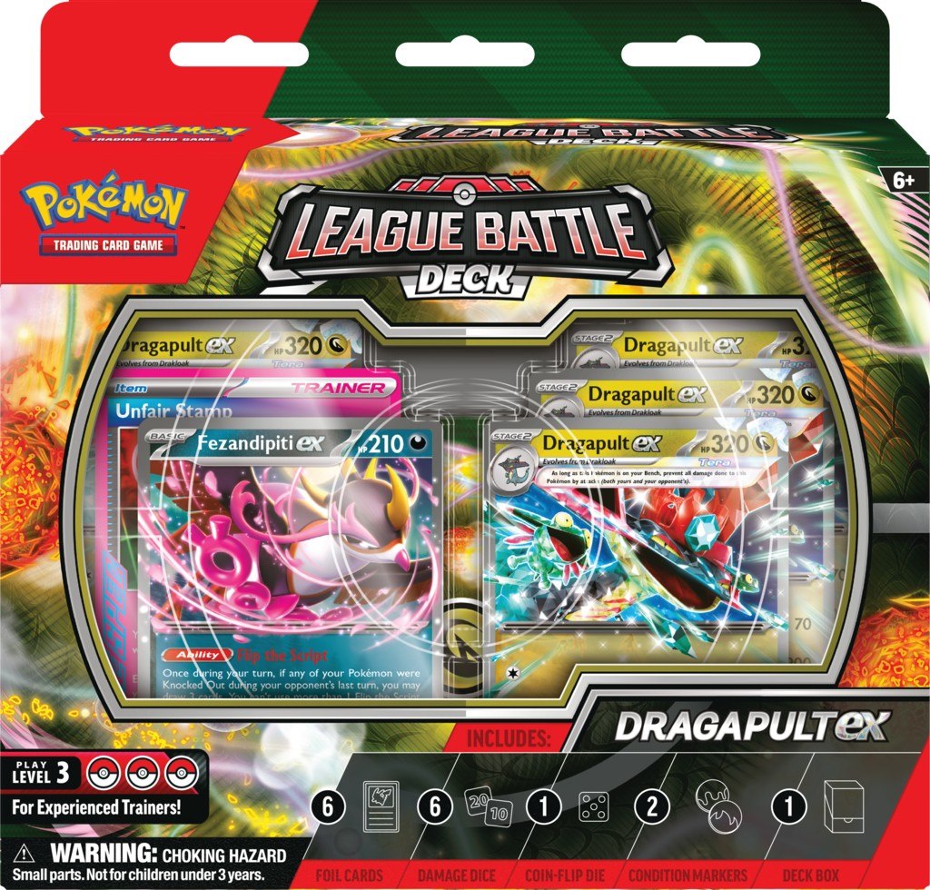 Pokemon TCG: Dragapult ex League Battle Deck – Zestaw kart do gry dla prawdziwych trenerów