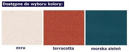 Hamak ogrodowy Cabana - trzy kolory do wyboru (ecru, trerracotta, morska zieleń)