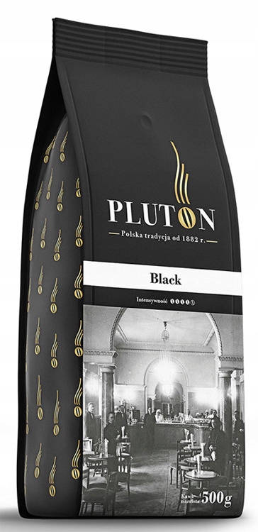 Kawa ziarnista Pluton Black 500g – Doskonały wybór dla koneserów