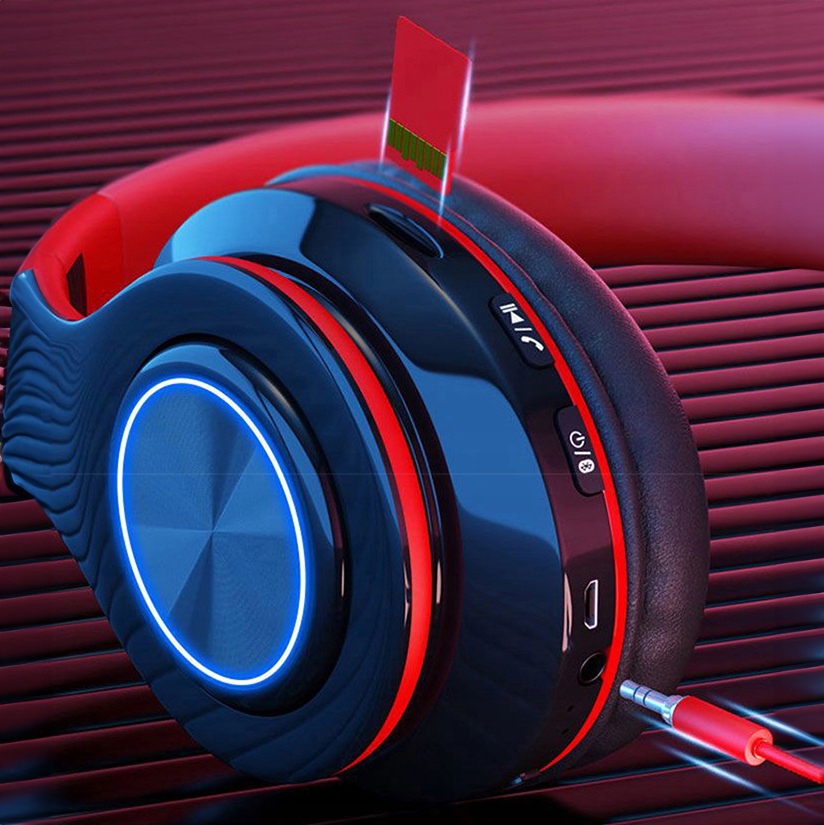 Słuchawki bezprzewodowe nauszne Arsa Go B39 Bluetooth czarne – Muzyka w Twoim stylu