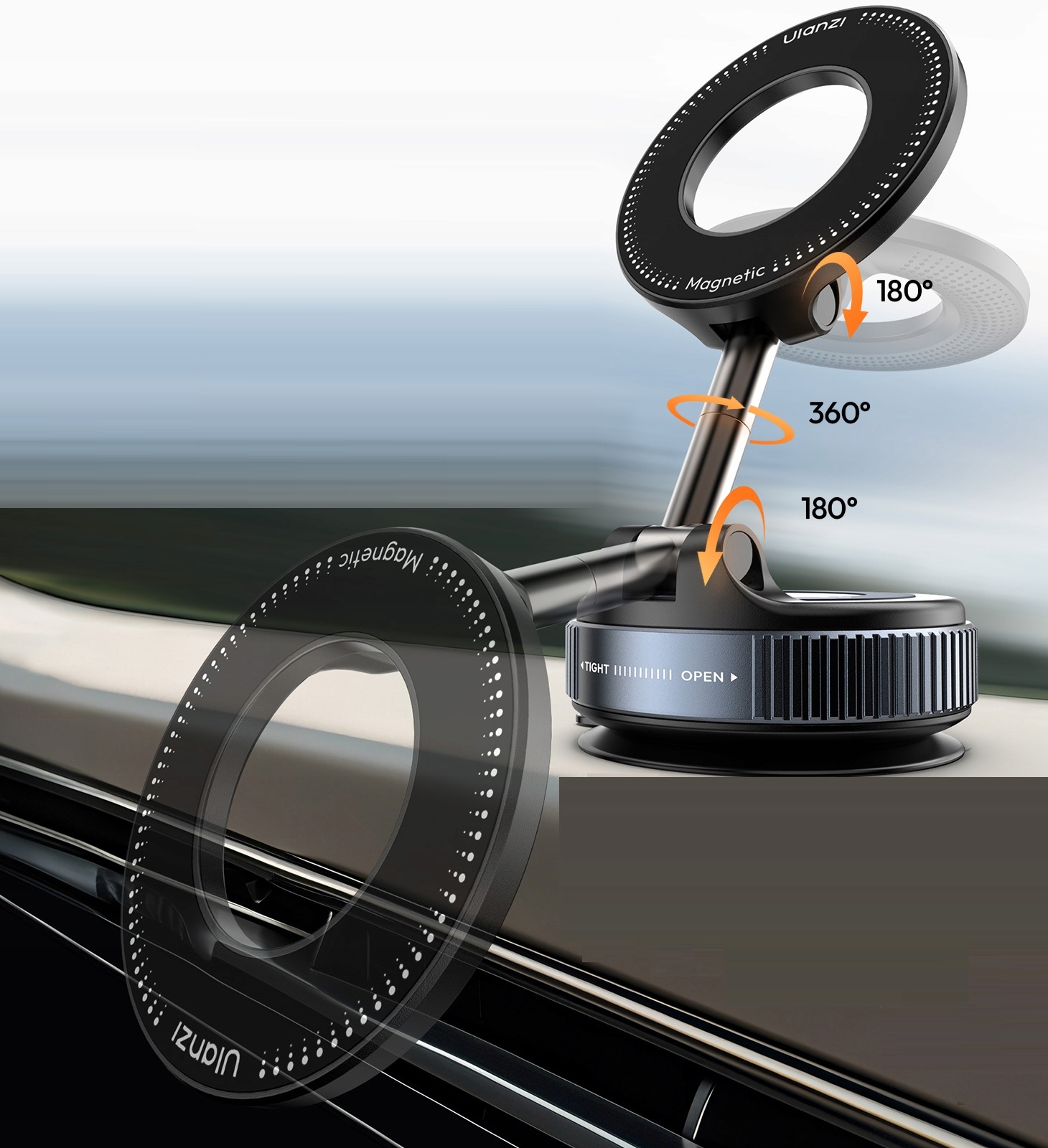 Pełna swoboda ustawienia telefonu – obrót i odchylenie