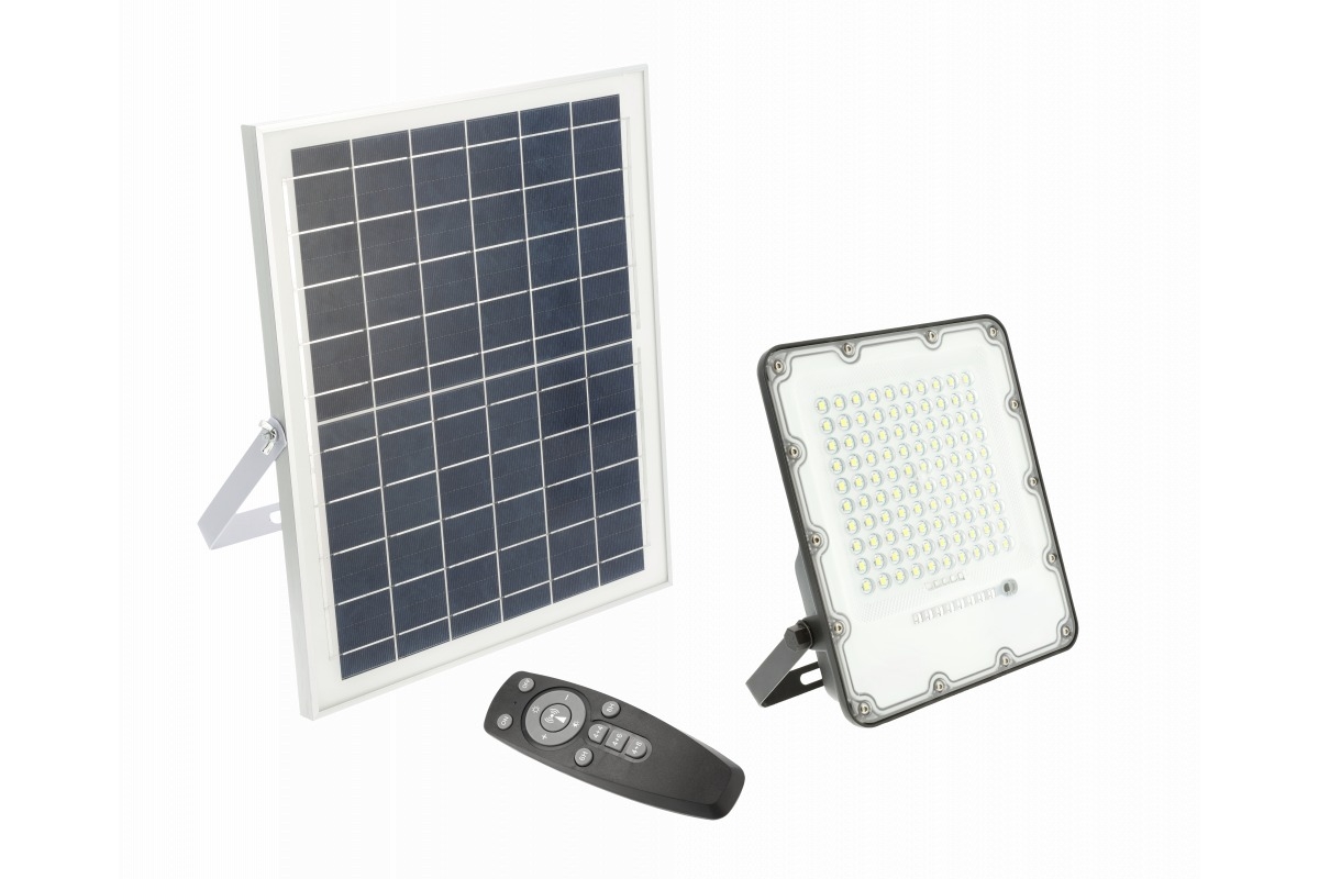 Naświetlacz LED solarny GTV BRAVOS 100W – Oświetlenie, które oszczędza energię