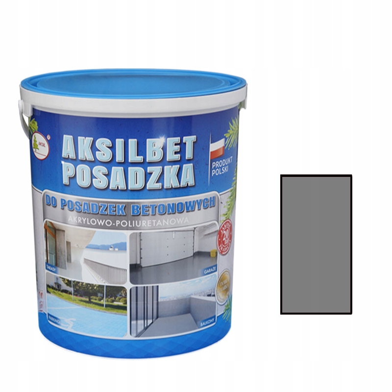 Wodoodporna i akrylowo-poliuretanowa farba do betonu