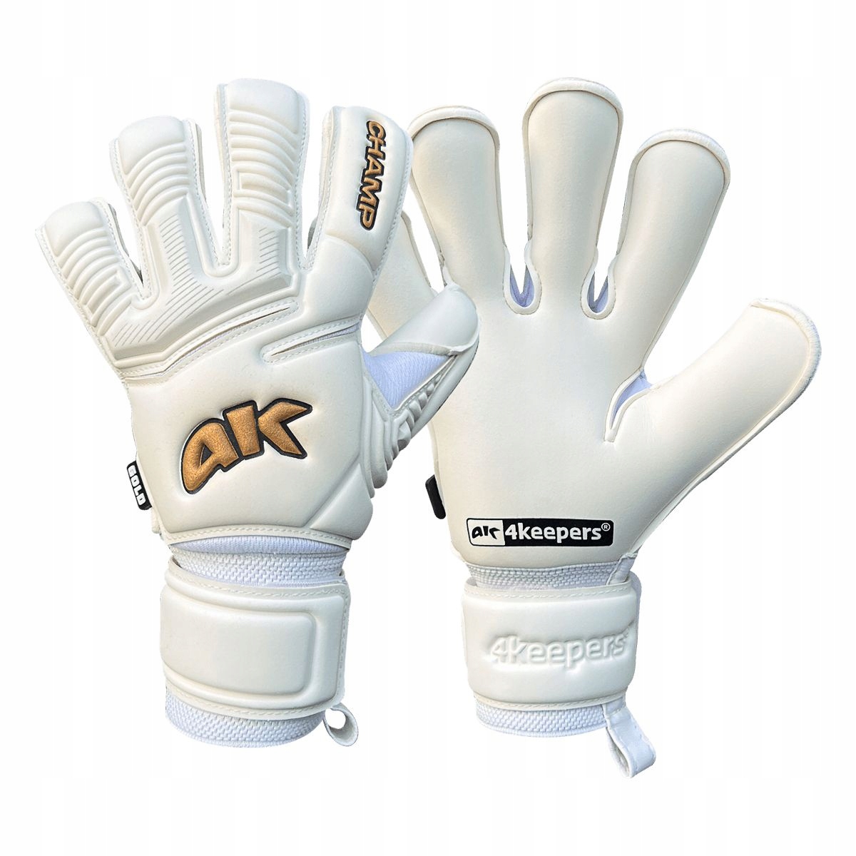 Rękawice 4keepers Champ Gold VII RF2G junior – Profesjonalna ochrona dla bramkarzy