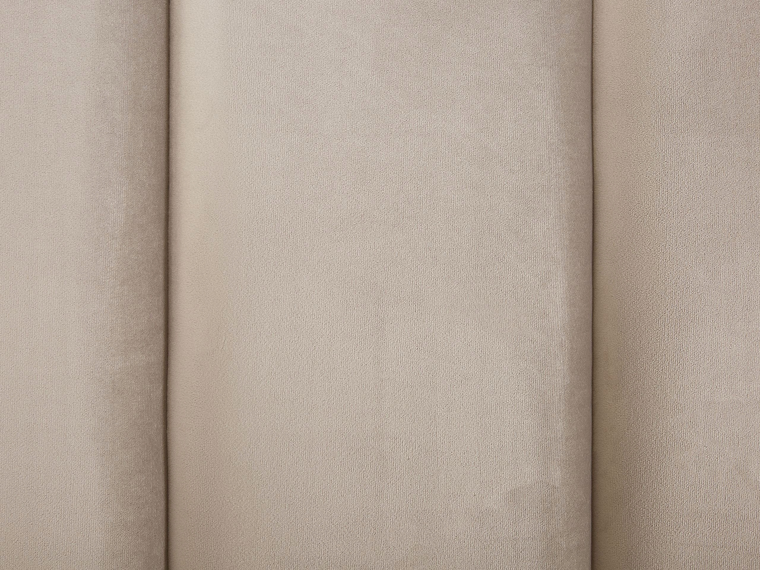 Stylowa tapicerka welurowa w odcieniu beżowoszarym