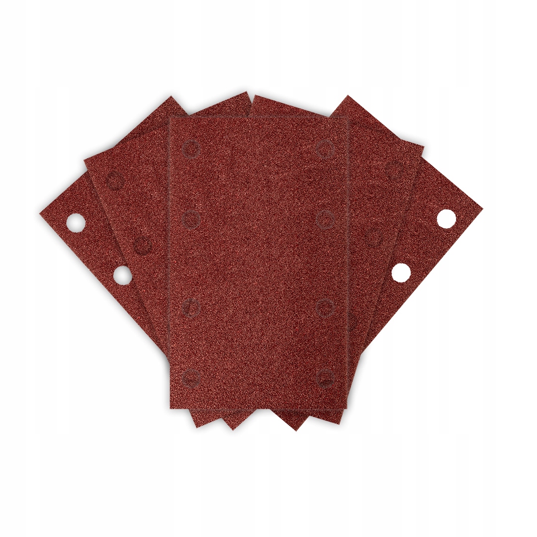 Papier ścierny prostokątny 8 otworów 128 x 78 mm P80 do 04-623 – Idealny do szlifowania
