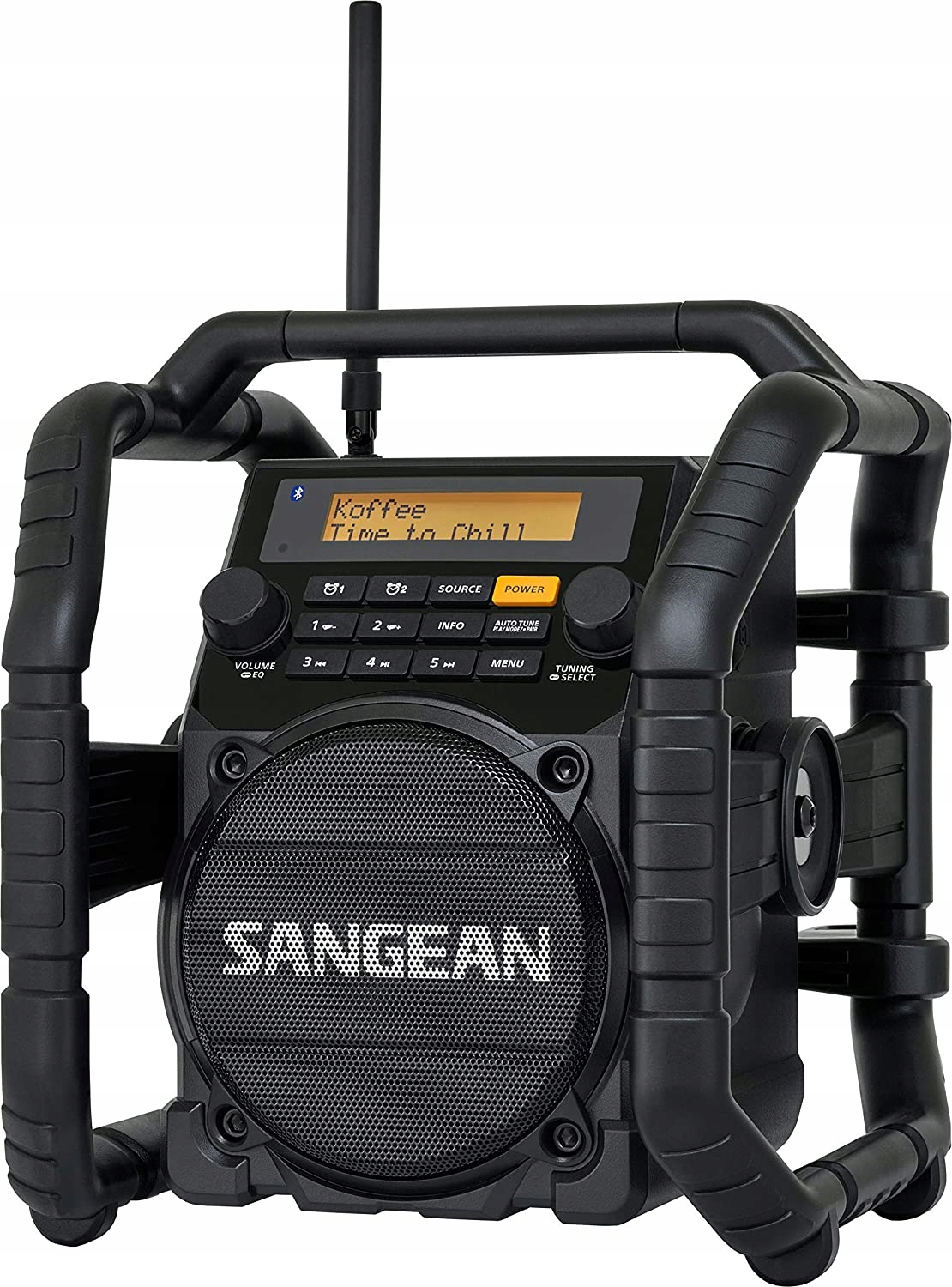 Sangean U5 DBT – Radio budowlane z Bluetooth i wodoodpornością