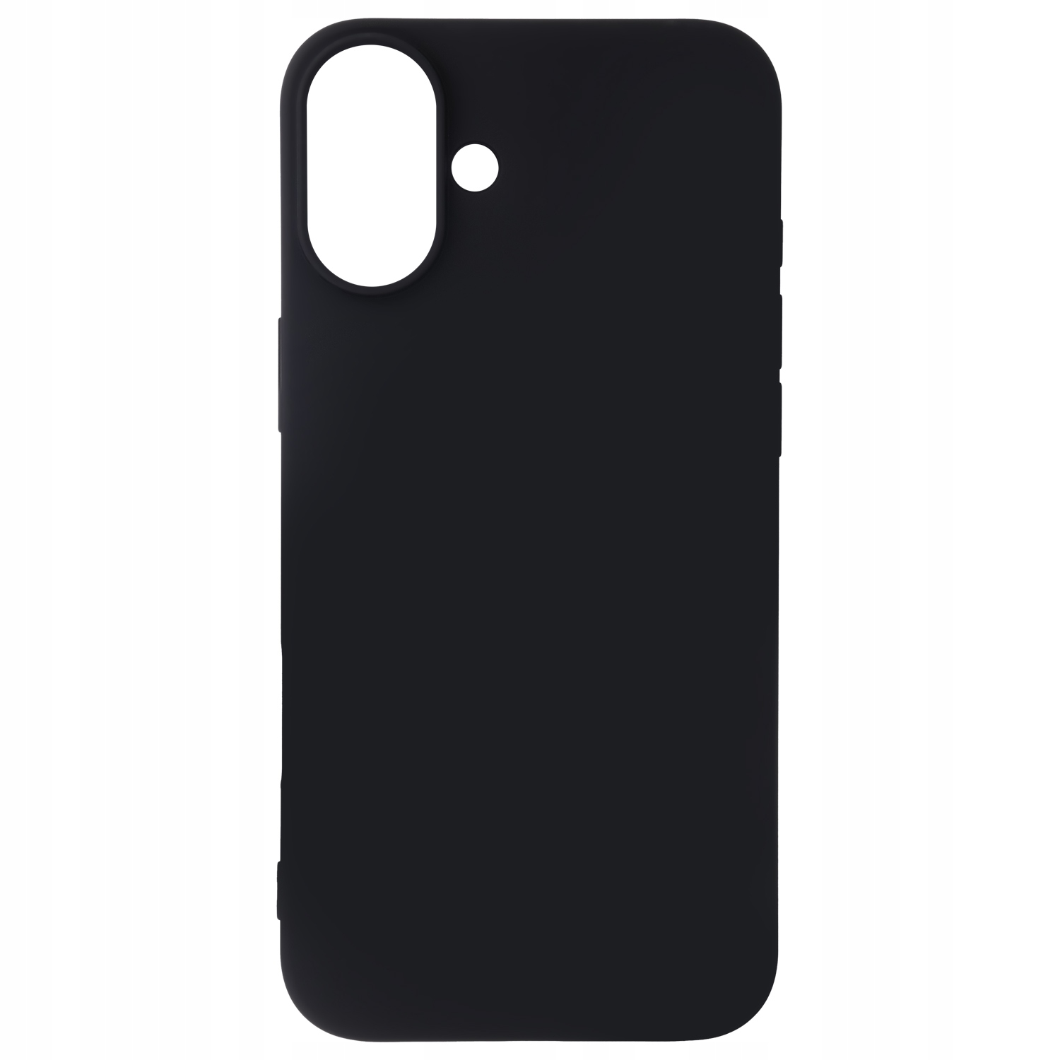 Nakładka Satin Flex iPhone 16 Plus czarna – Elegancka ochrona dla Twojego telefonu