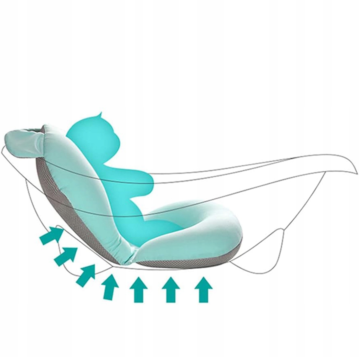 Szerokie, antypoślizgowe nóżki dla stabilności