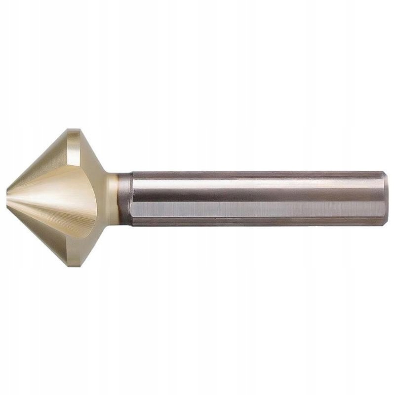 Pogłębiacz stożkowy z nierównomierną podziałką HSS ZrN 90° 12,40mm 3-płaszczyznowy BECK – Doskonałe narzędzie do precyzyjnego wiercenia