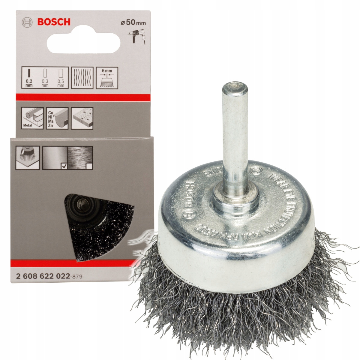 Szczotka garnkowa D50mm firmy BOSCH – Idealne narzędzie do czyszczenia