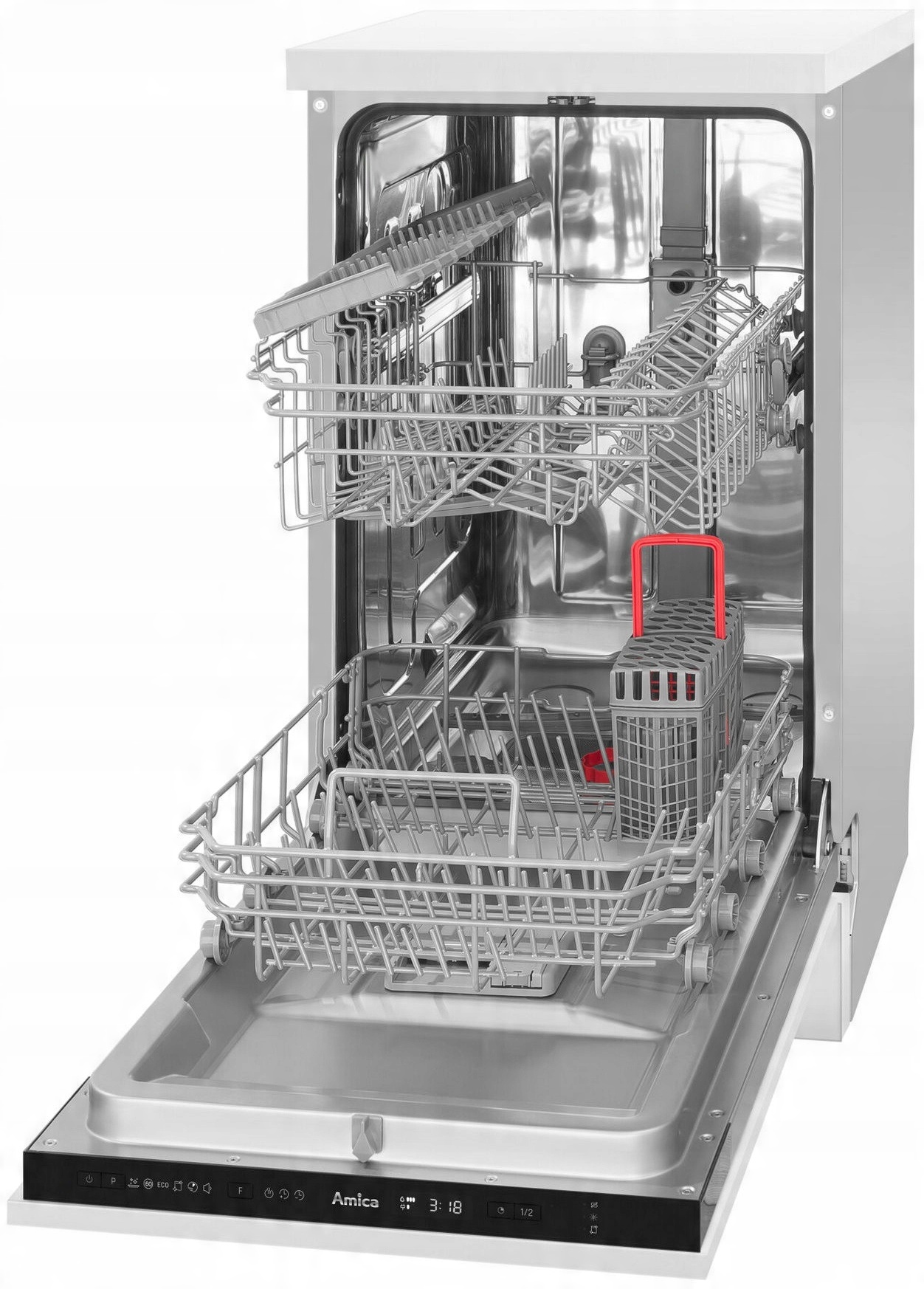 Pojemność 10 kompletów – Idealna dla rodzin