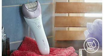 Można używać na sucho i na mokro, pod prysznicem lub w wannie