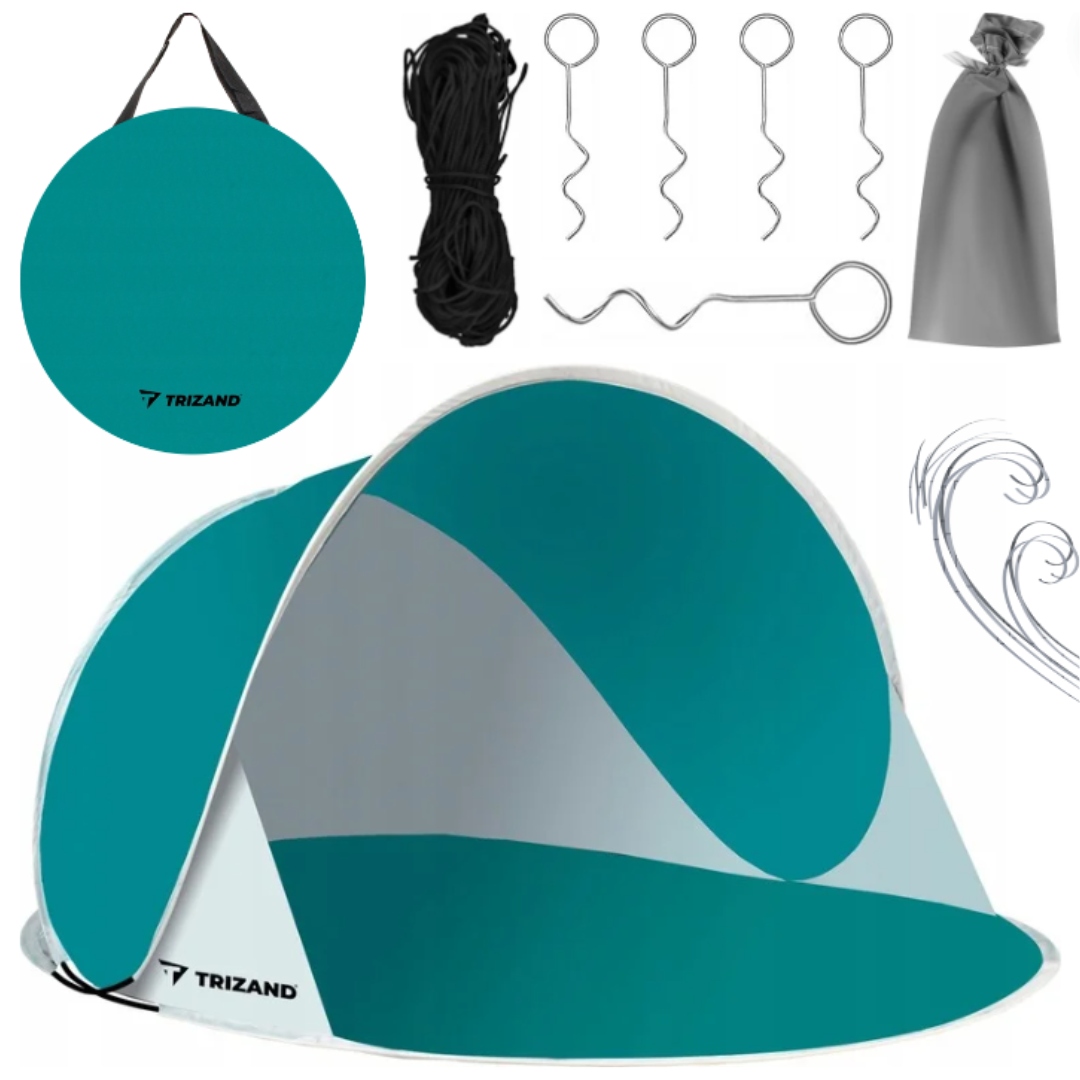 Namiot plażowy 190x86x120cm Trizand 23856 – Idealne rozwiązanie na plażę