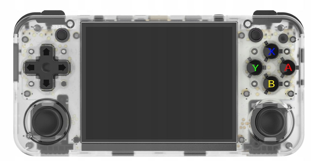 Przenośna konsola retro ANBERNIC RG35XX H WHITE TRANSPARENT – Twoje nowe centrum retro rozrywki