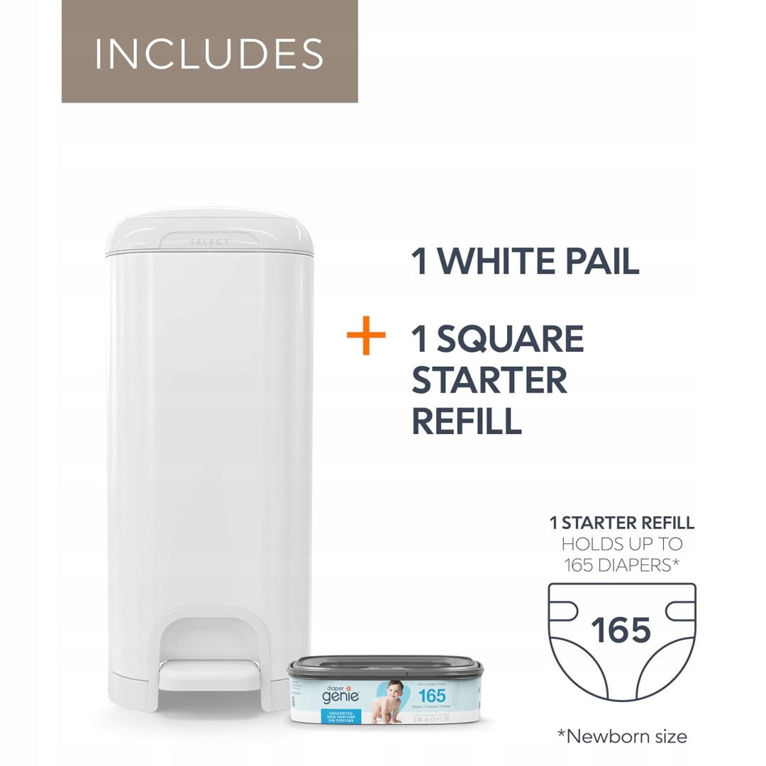 Kompatybilność z wkładem Diaper Genie XL