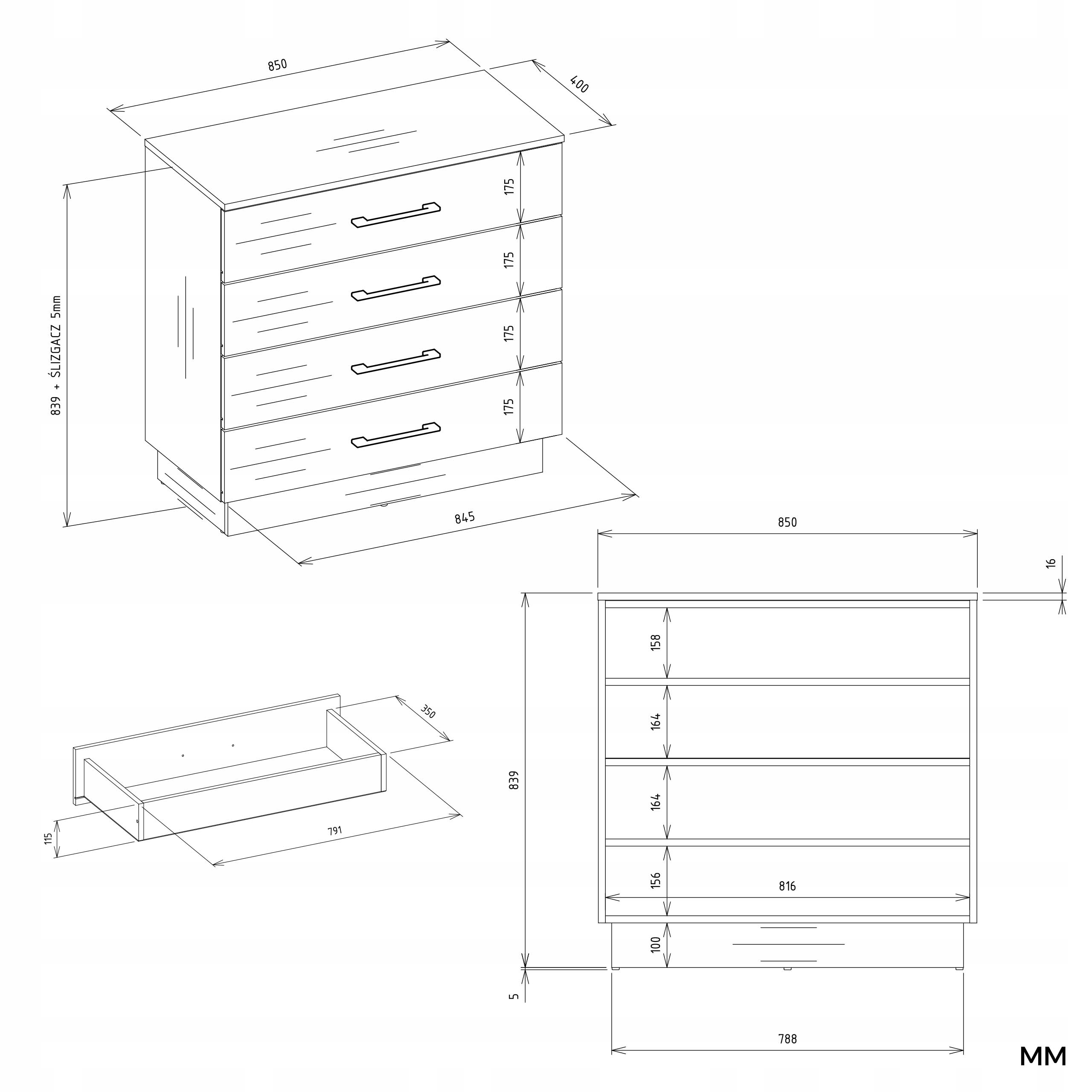 Kompaktowe wymiary idealne do małych przestrzeni